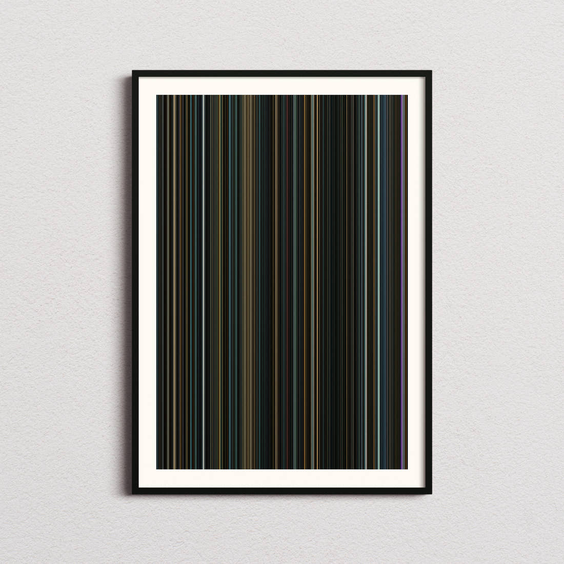 Suicide Squad Movie Barcode Poster - Barcode Only