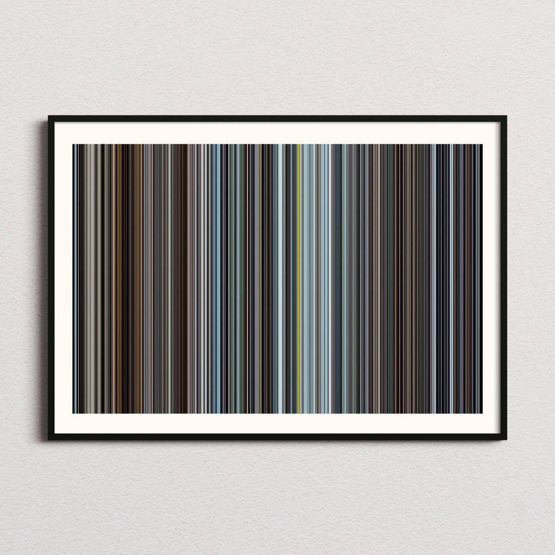 Sully Movie Barcode Poster - Barcode Only