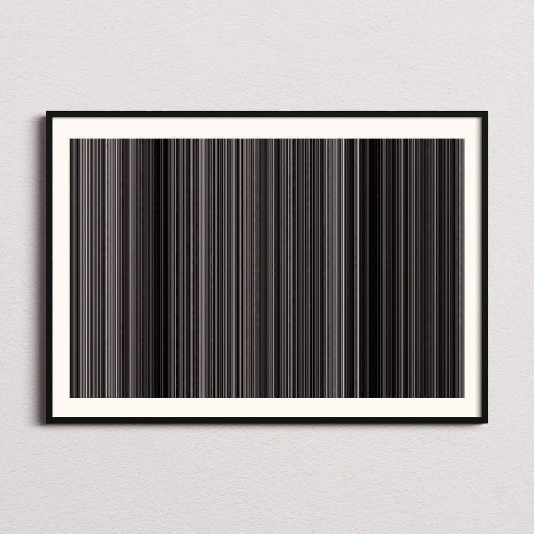 Sunset Boulevard Movie Barcode Poster - Barcode Only