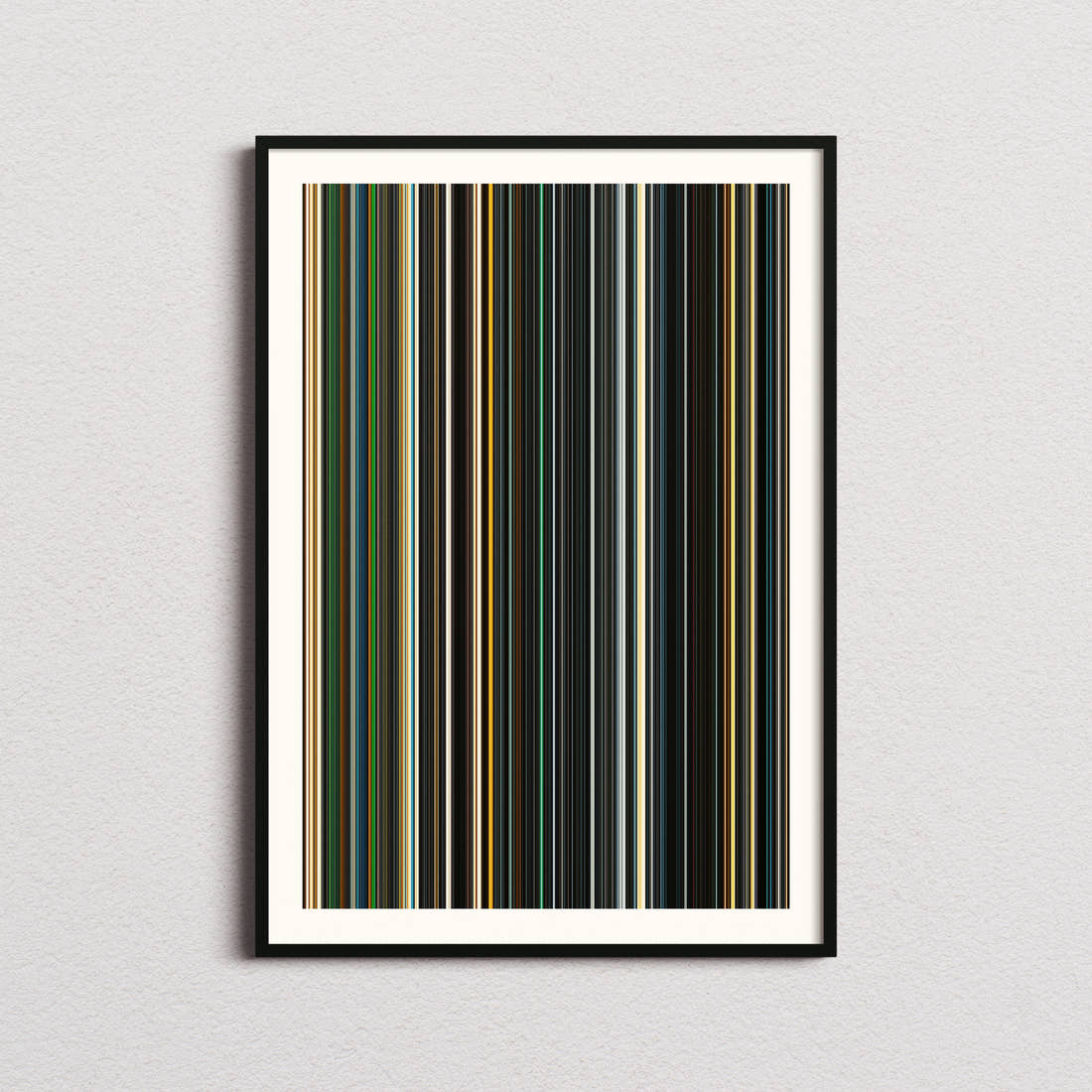 Sunshine Movie Barcode Poster - Barcode Only