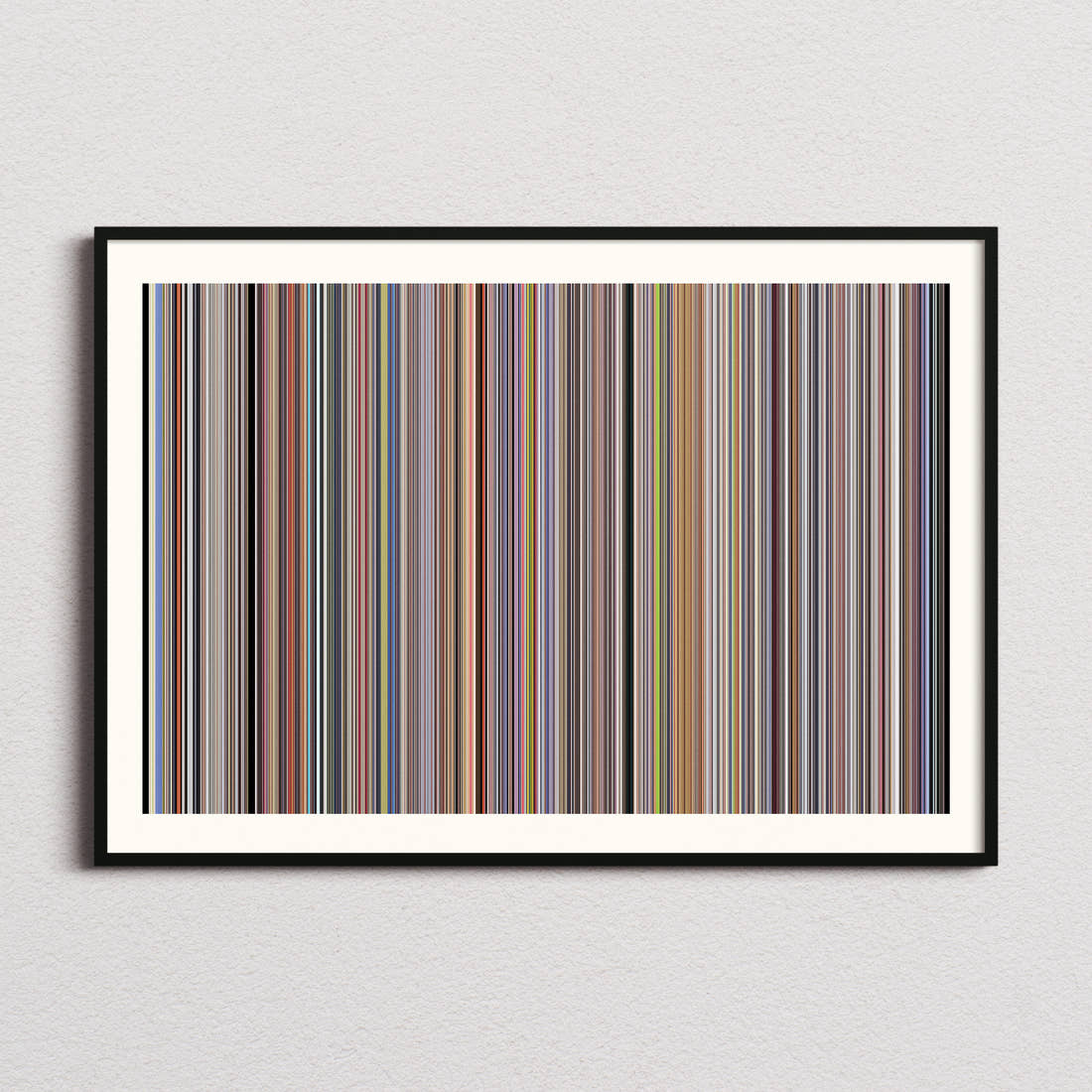 Super Size Me Movie Barcode Poster - Barcode Only