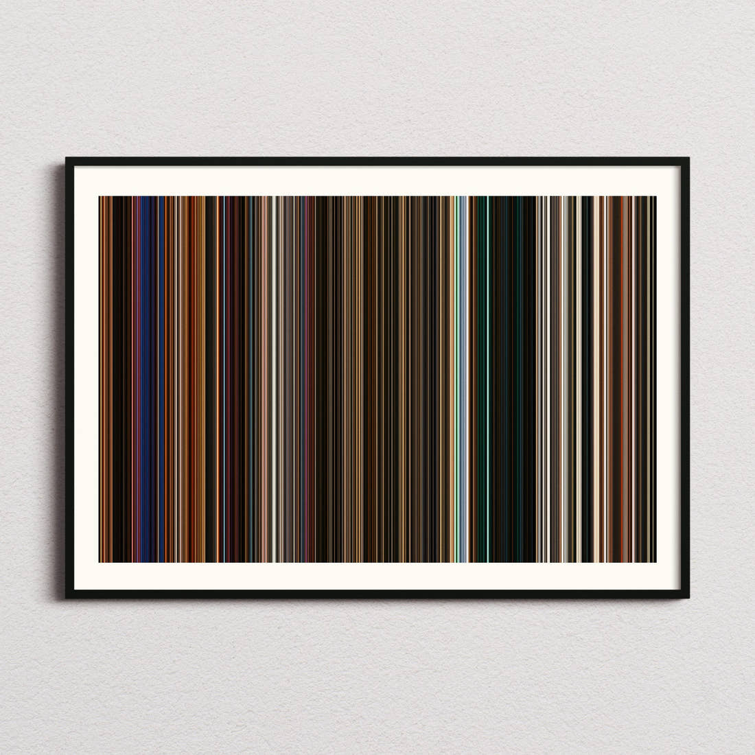 Supergirl Movie Barcode Poster - Barcode Only