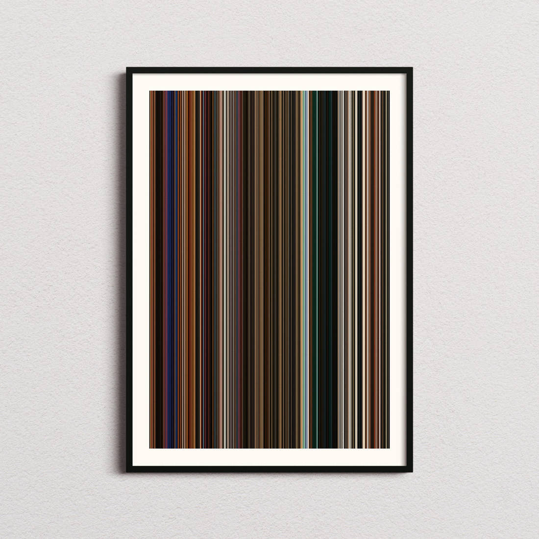 Supergirl Movie Barcode Poster - Barcode Only