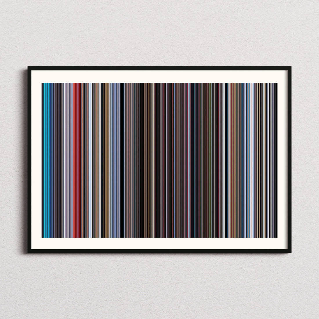 Superman Movie Barcode Poster - Barcode Only