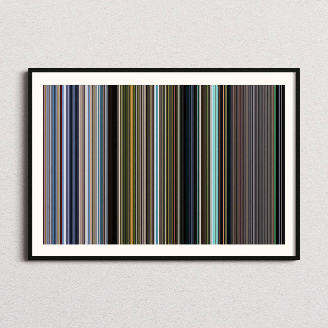 Surf's Up Movie Barcode Poster - Barcode Only
