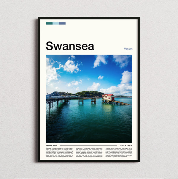 Swansea - Mumbles Pier - Travel Print