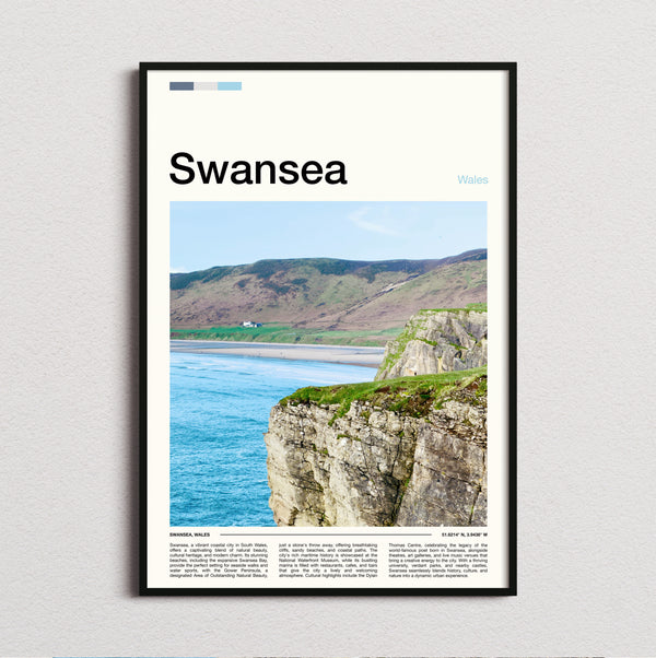 Swansea - Worms Head - Travel Print
