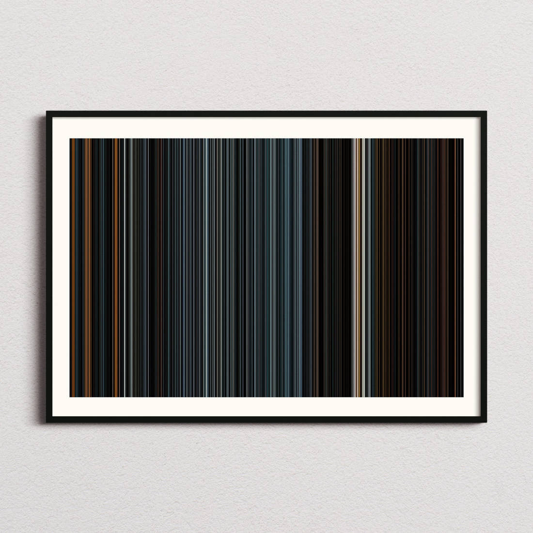 Sweeney Todd: The Demon Barber of Fleet Street Movie Barcode Poster - Barcode Only