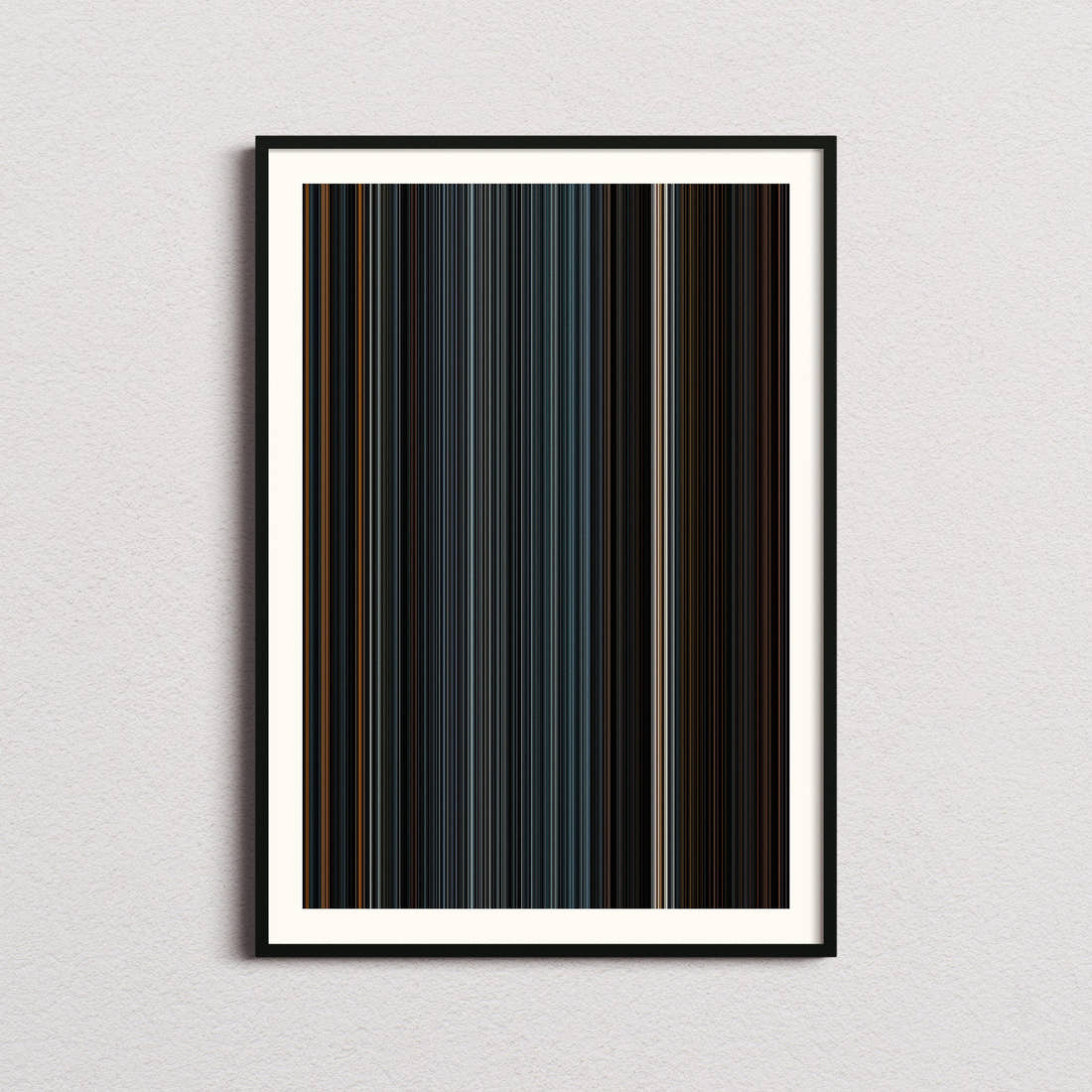 Sweeney Todd: The Demon Barber of Fleet Street Movie Barcode Poster - Barcode Only
