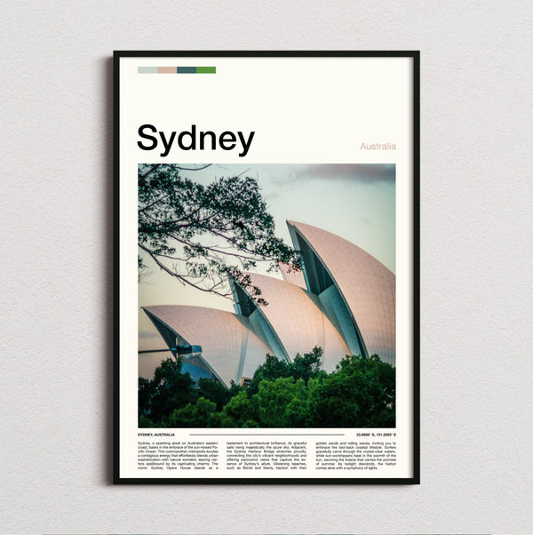 Sydney - Opera House - Travel Print