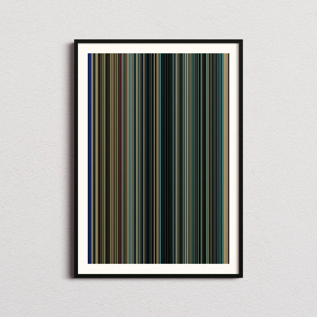 Taken 2 Movie Barcode Poster - Barcode Only