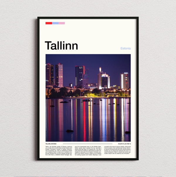 Tallinn - Ferris Wheel Reflections - Travel Print