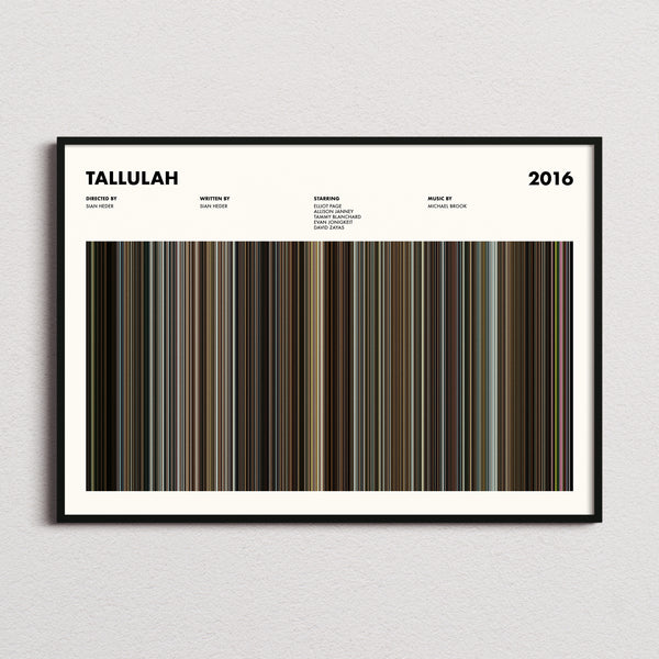 Tallulah Movie Barcode Poster