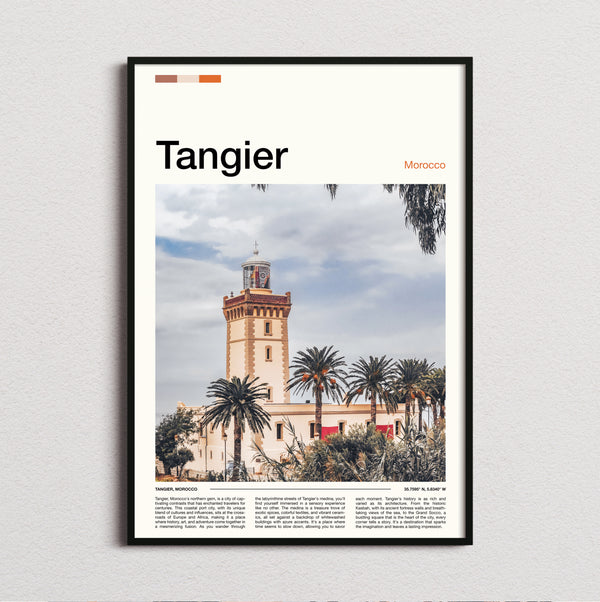 Tangier - Clock Tower - Travel Print