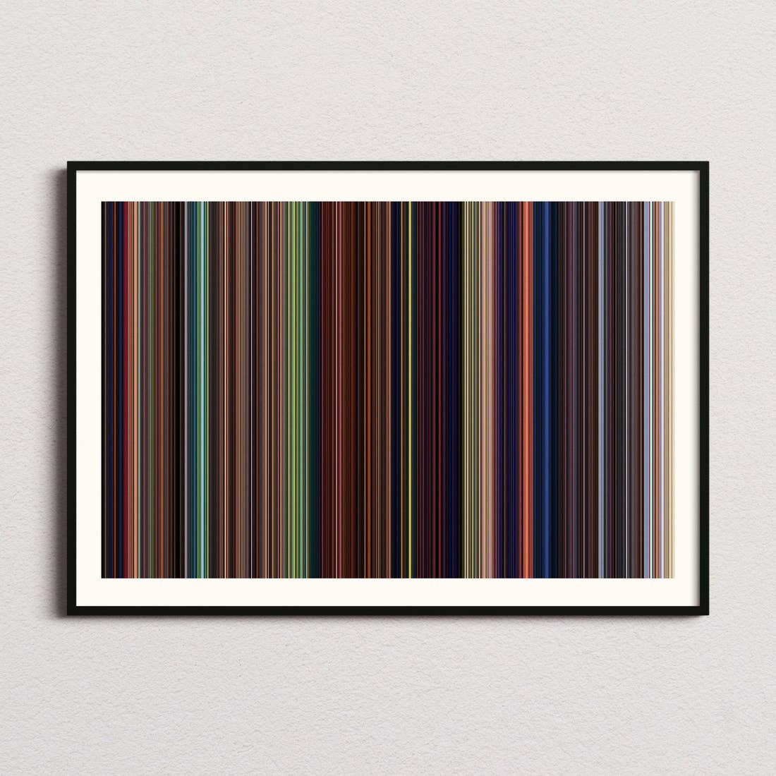 Tangled Movie Barcode Poster - Barcode Only