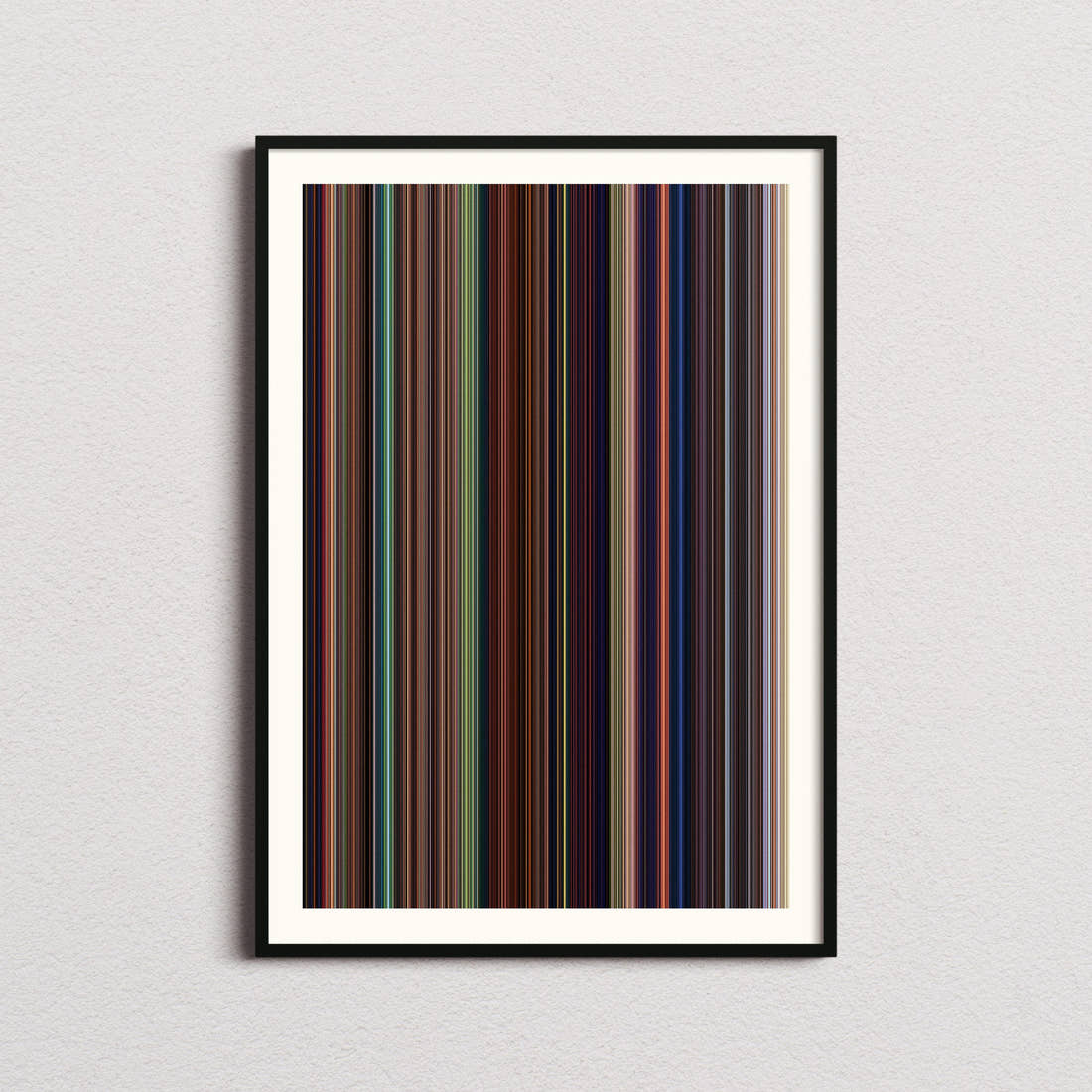 Tangled Movie Barcode Poster - Barcode Only
