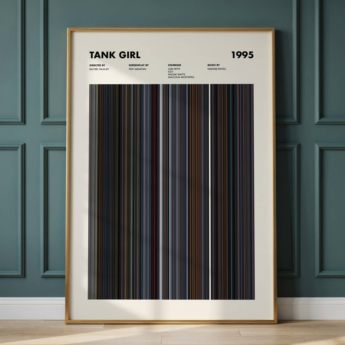 Tank Girl Movie Barcode Poster