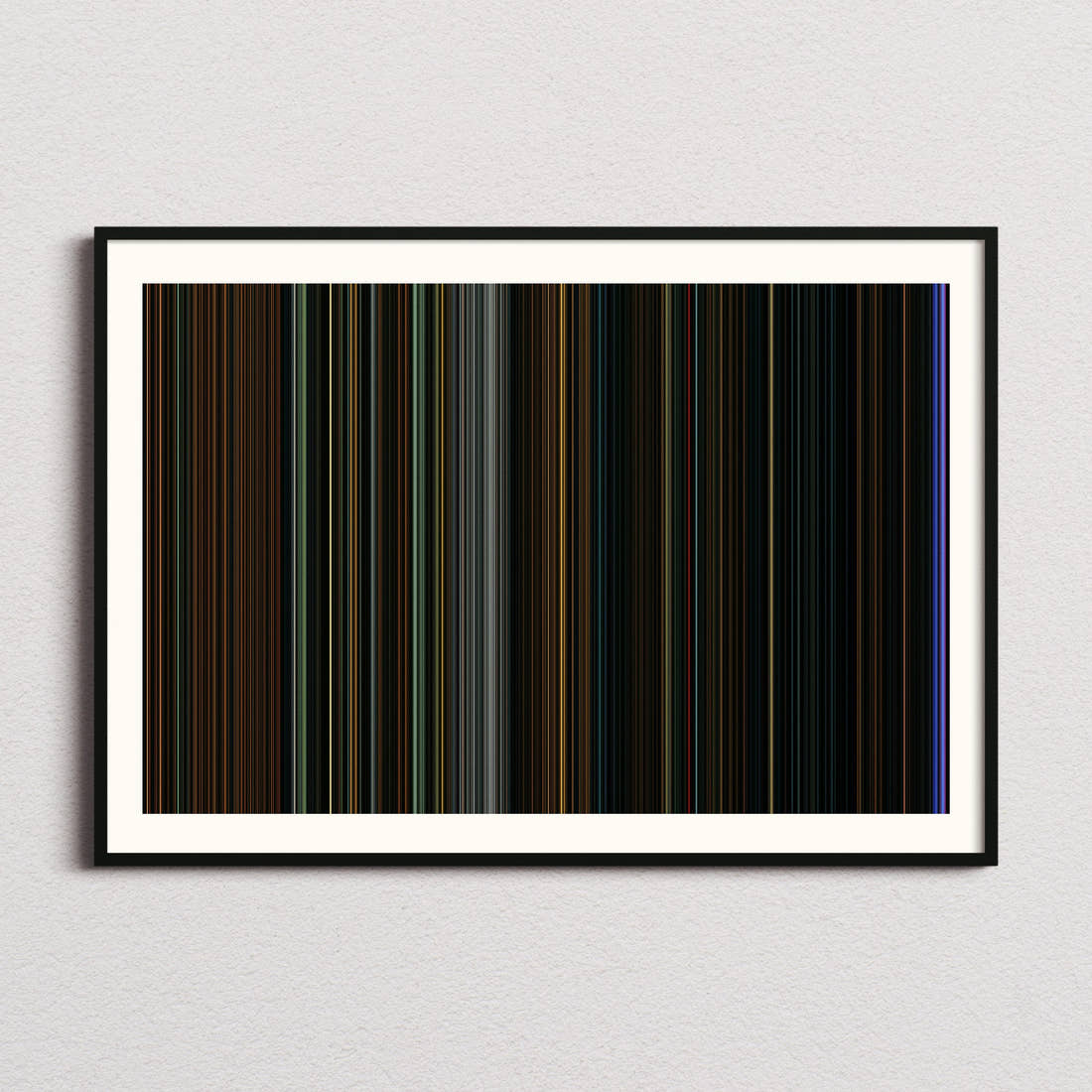 Tarot Movie Barcode Poster - Barcode Only