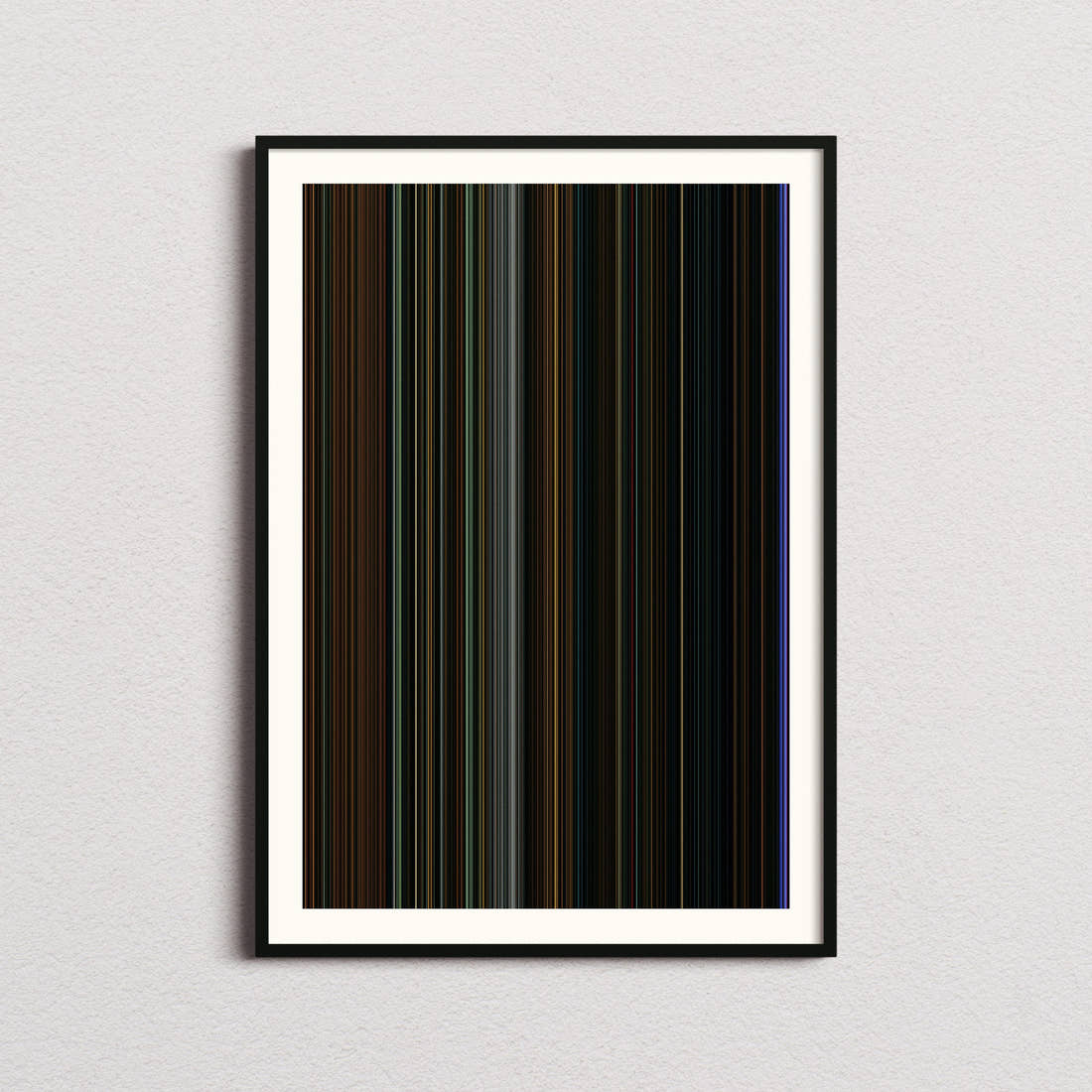 Tarot Movie Barcode Poster - Barcode Only