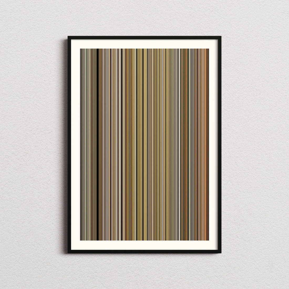 Taste of Cherry Movie Barcode Poster - Barcode Only