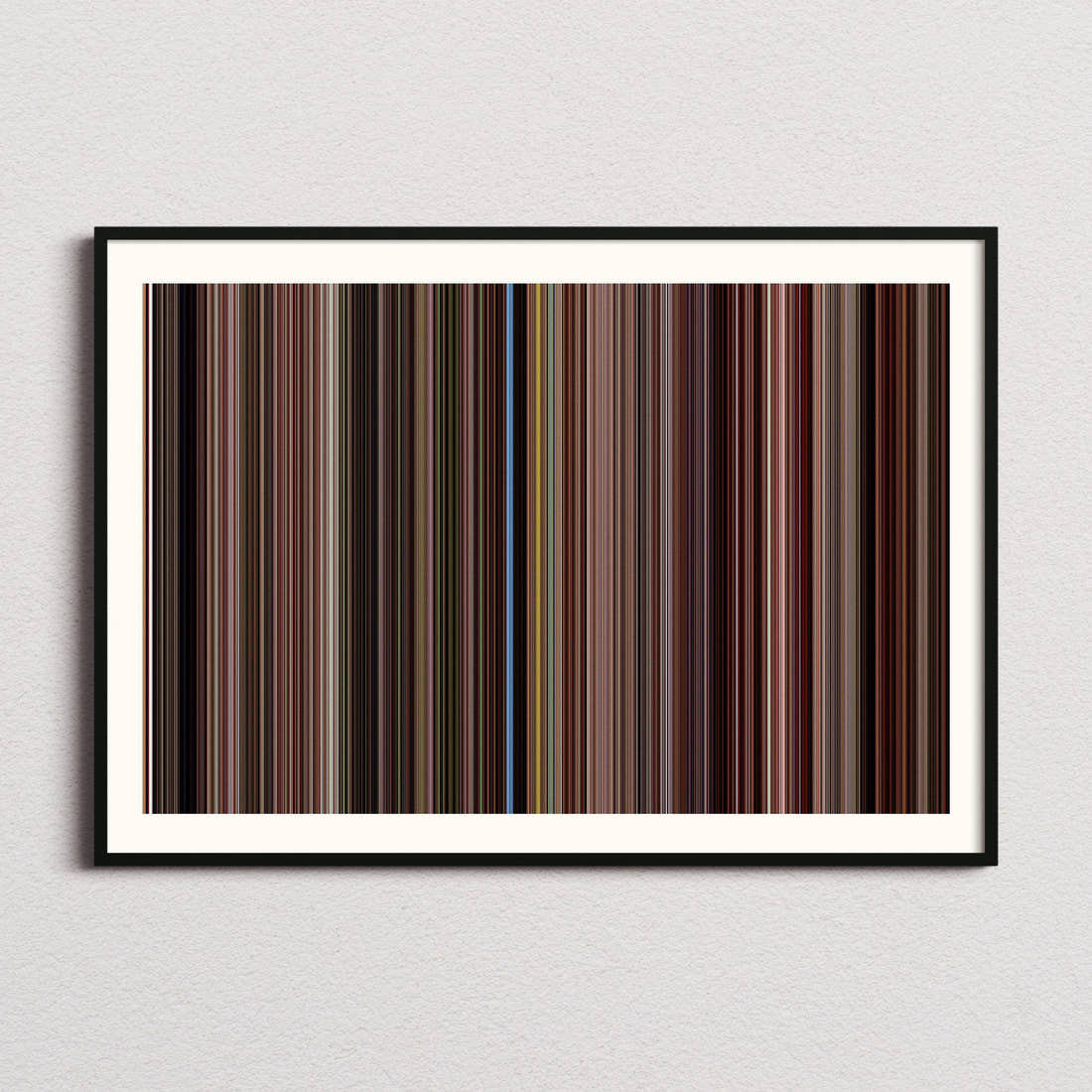 Taxi Driver Movie Barcode Poster - Barcode Only