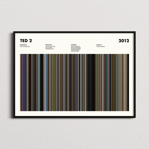 Ted 2 Movie Barcode Poster