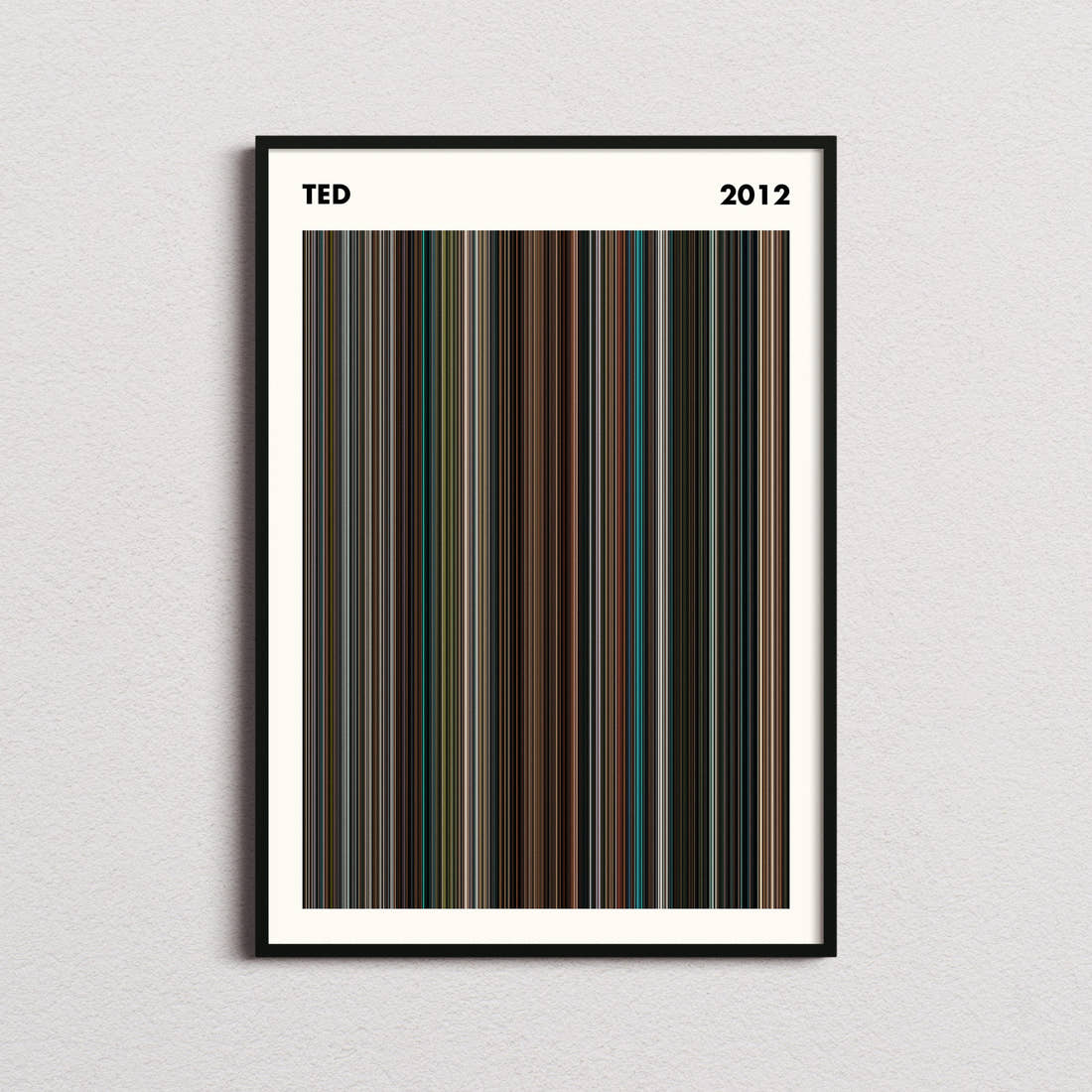 Ted Movie Barcode Poster - Simplified