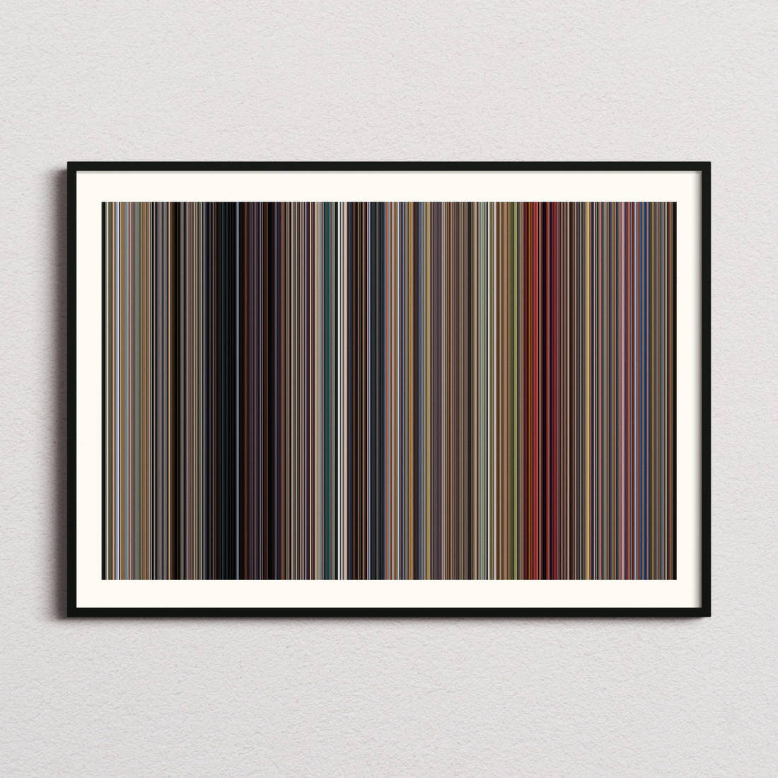 Teen Wolf Movie Barcode Poster - Barcode Only