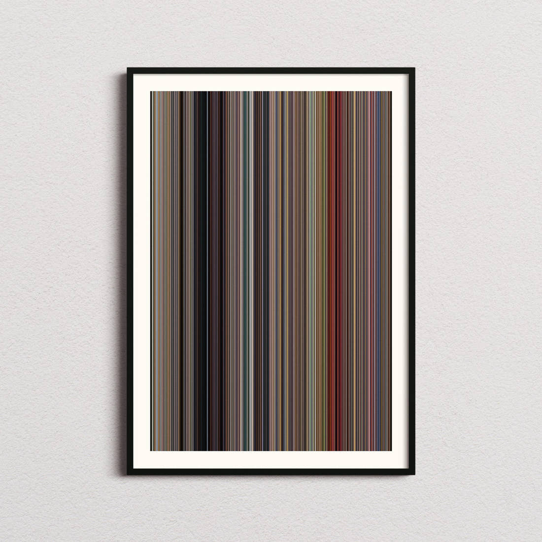 Teen Wolf Movie Barcode Poster - Barcode Only