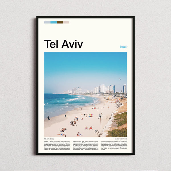 Tel Aviv - City Beach - Travel Print
