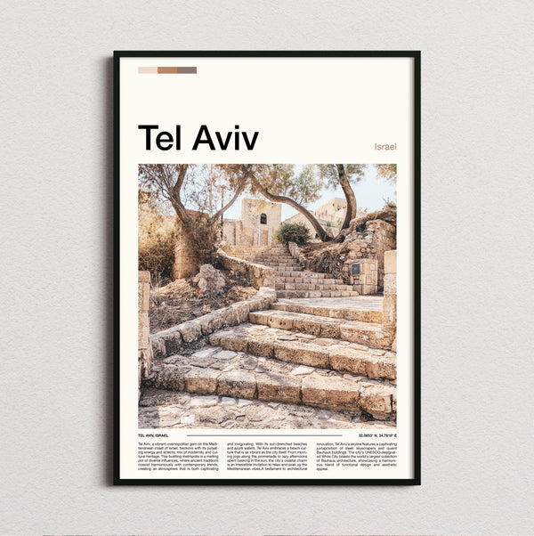 Tel Aviv - Ancient Stone Steps - Travel Print