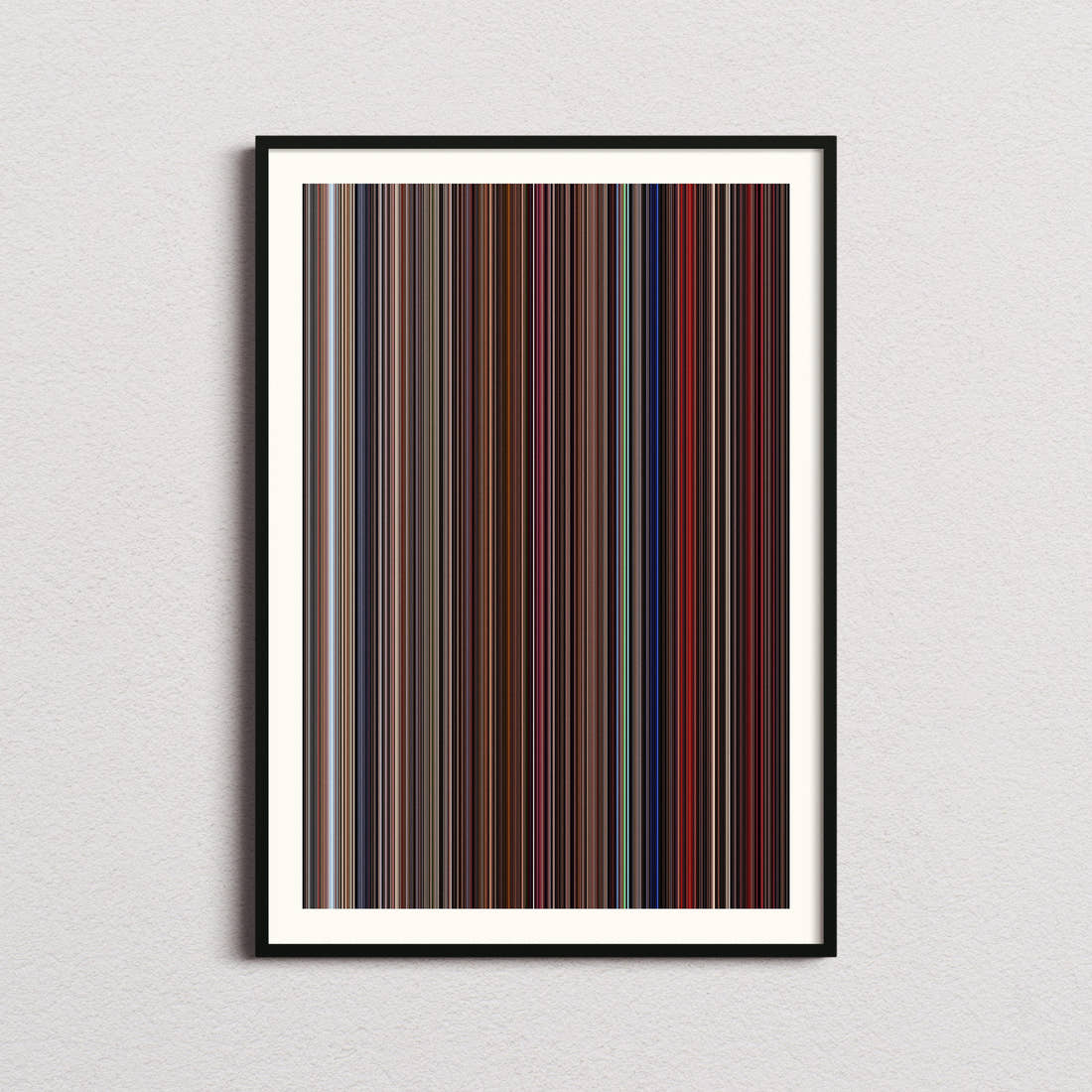 Tenacious D in the Pick of Destiny Movie Barcode Poster - Barcode Only
