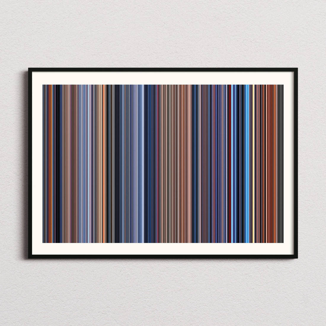 Terminator 2: Judgment Day Movie Barcode Poster - Barcode Only