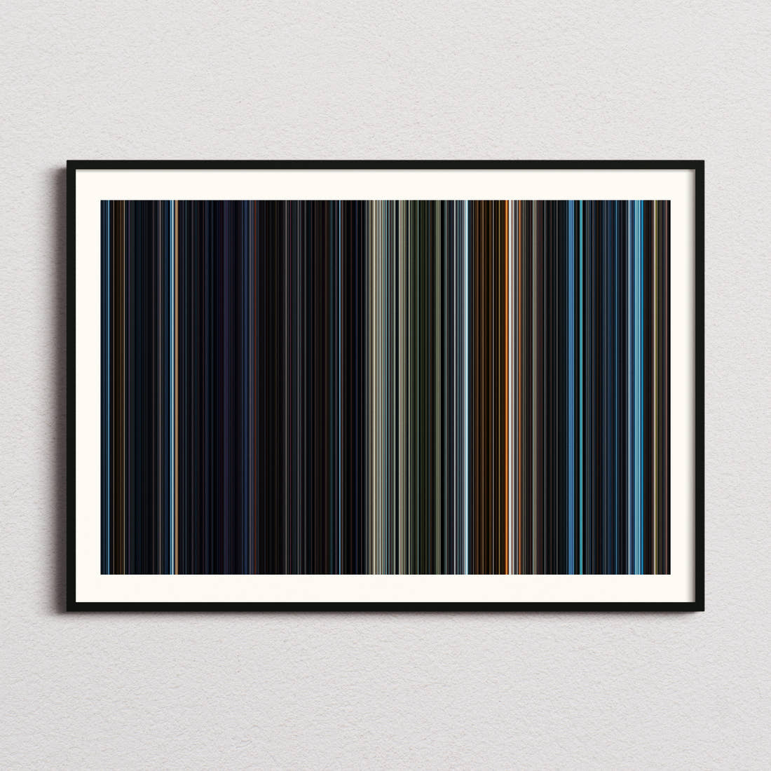 Terminator Genisys Movie Barcode Poster - Barcode Only