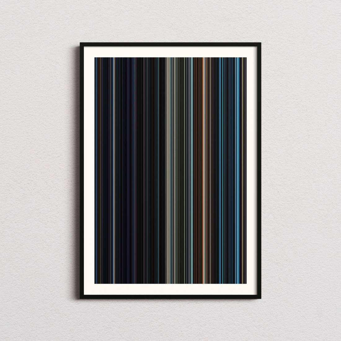 Terminator Genisys Movie Barcode Poster - Barcode Only