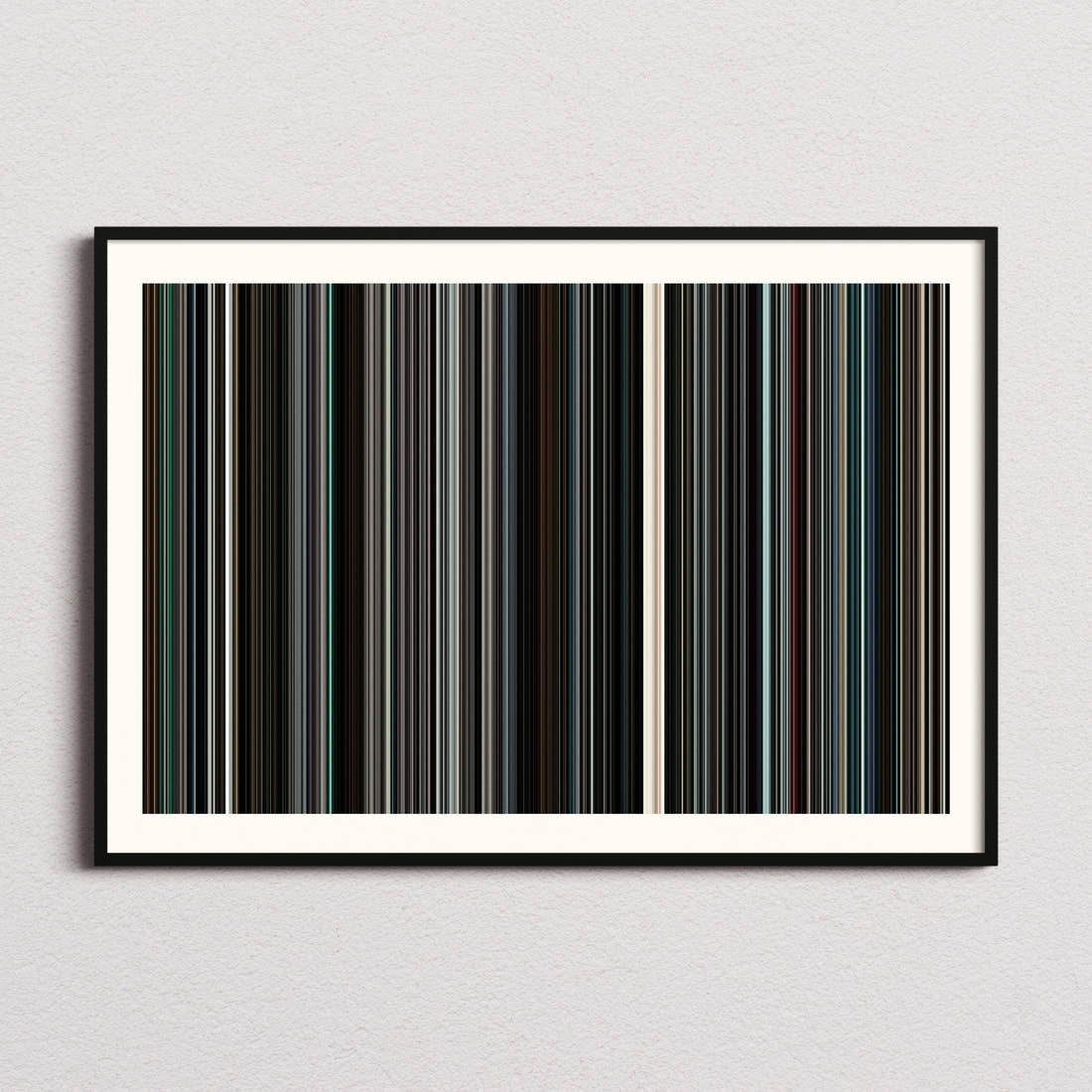 Terminator Salvation Movie Barcode Poster - Barcode Only