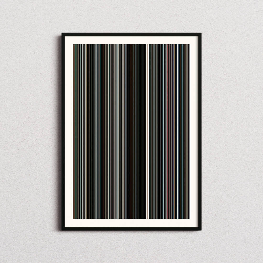Terminator Salvation Movie Barcode Poster - Barcode Only