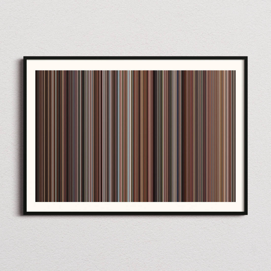 Terms of Endearment Movie Barcode Poster - Barcode Only