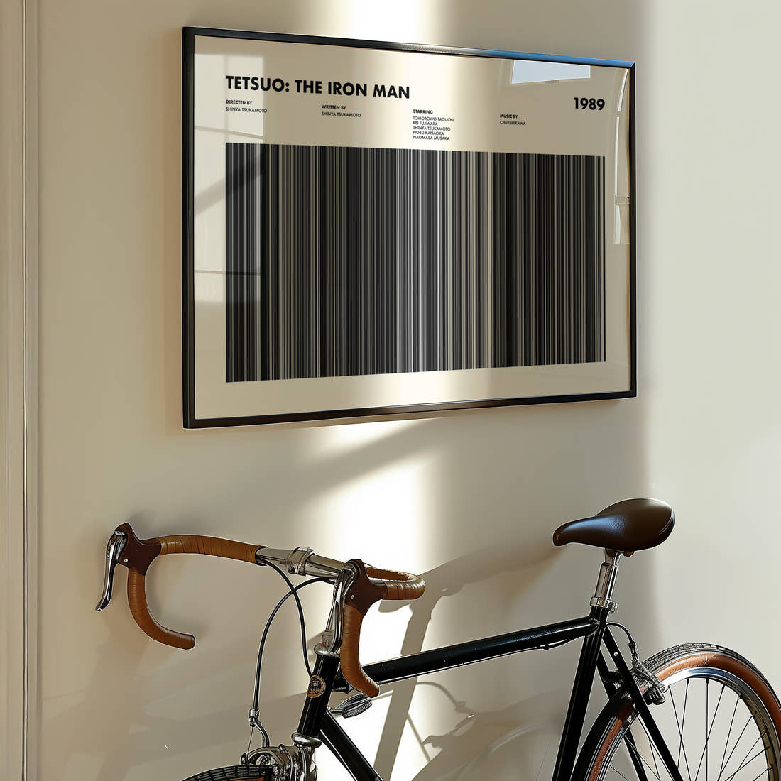 Tetsuo: The Iron Man Movie Barcode Poster