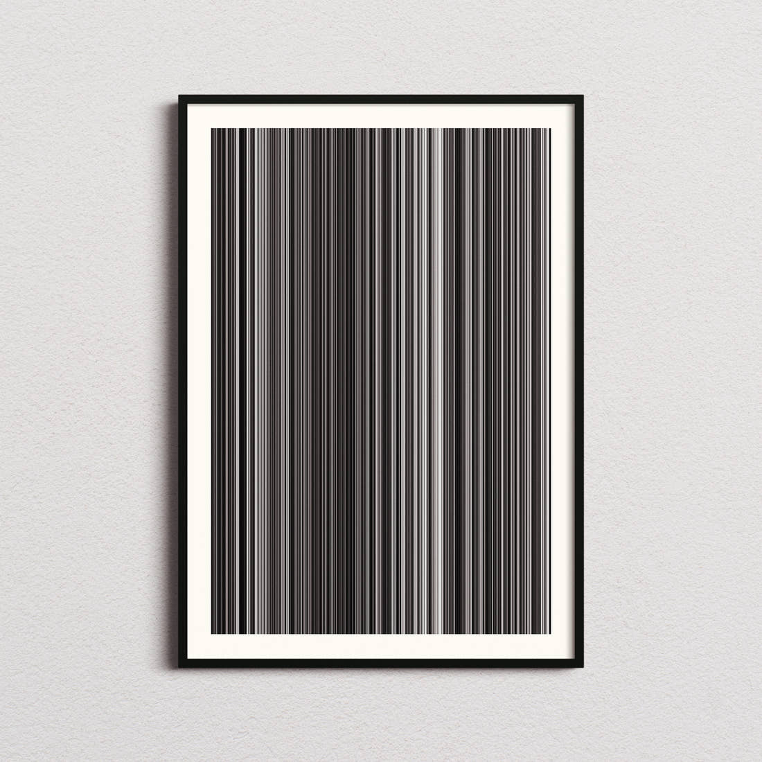 Tetsuo: The Iron Man Movie Barcode Poster - Barcode Only