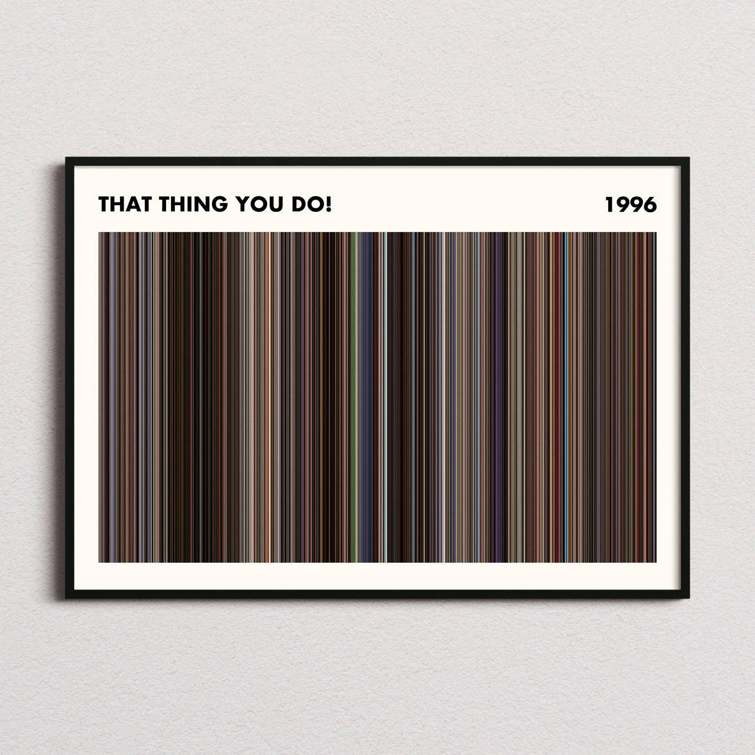 That Thing You Do! Movie Barcode Poster - Simplified