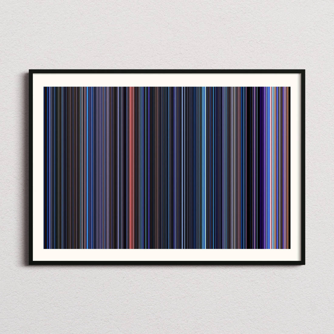 The Abyss Movie Barcode Poster - Barcode Only