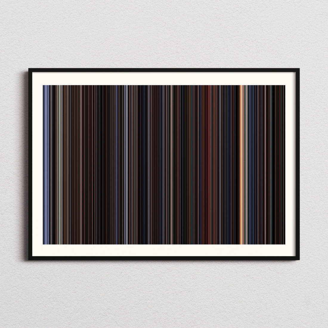 The Addams Family Movie Barcode Poster - Barcode Only