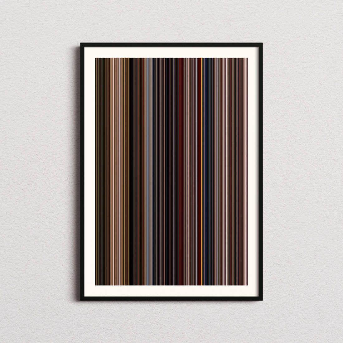 The Adventures of Baron Munchausen Movie Barcode Poster - Barcode Only