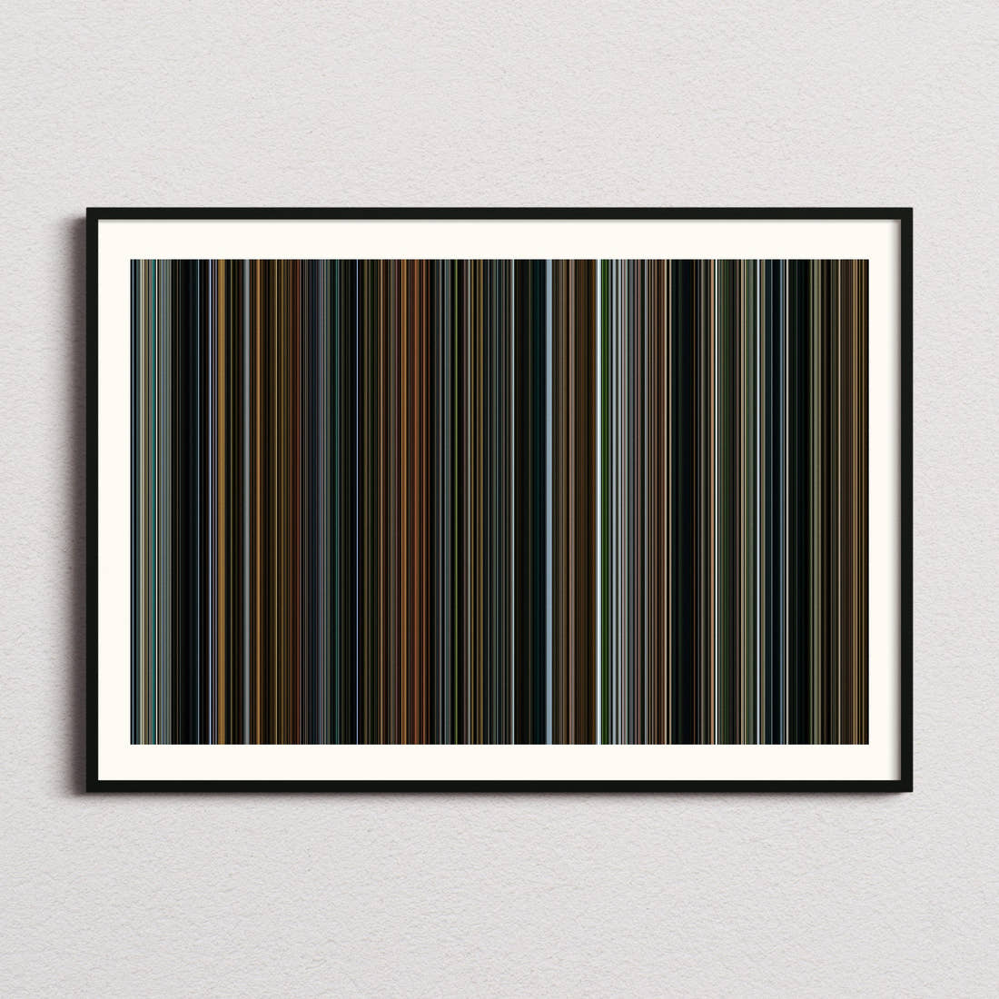 The Age Of Adaline Movie Barcode Poster - Barcode Only
