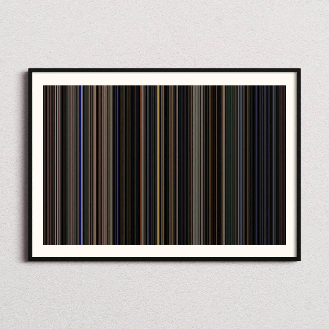 The Amazing Spider-Man Movie Barcode Poster - Barcode Only