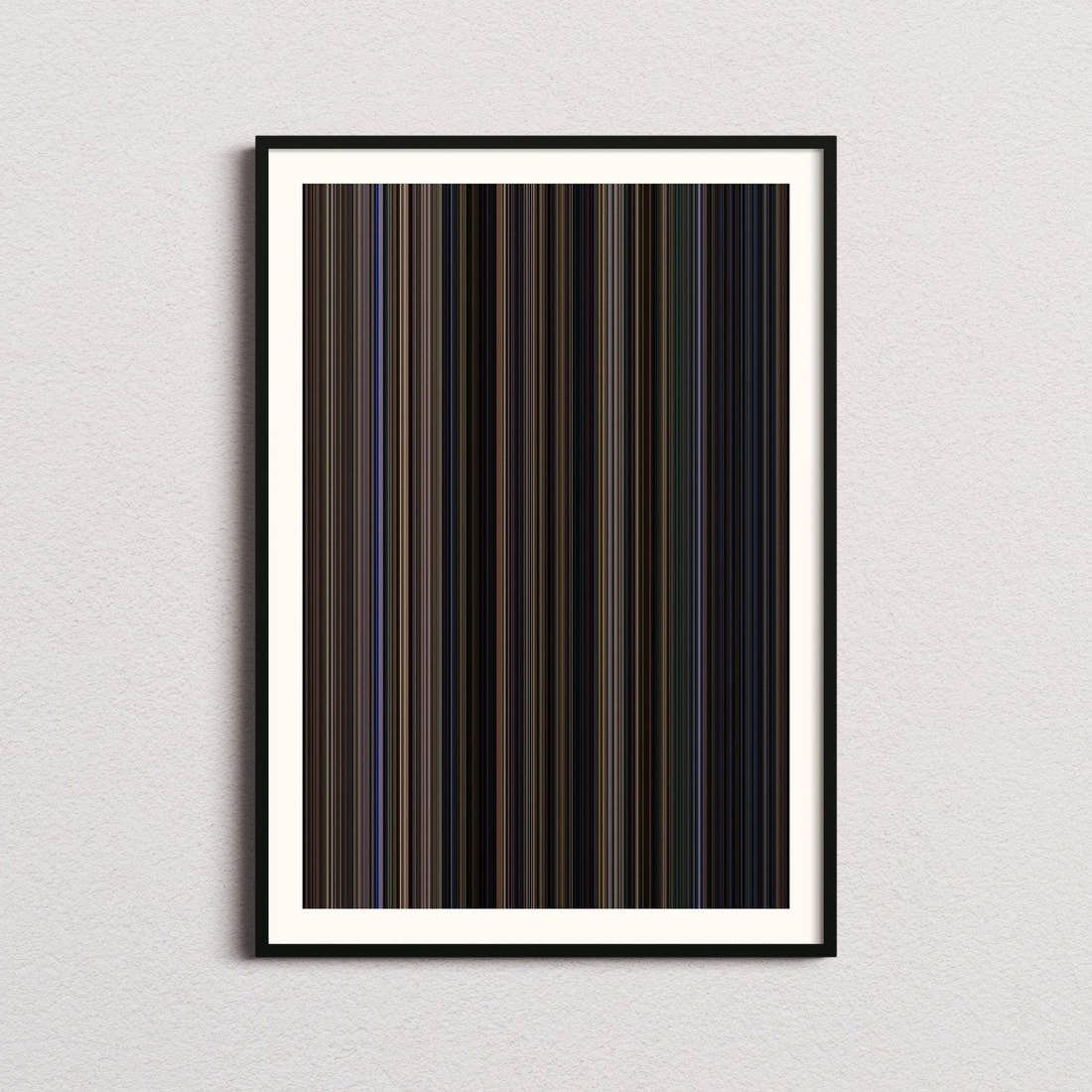 The Amazing Spider-Man Movie Barcode Poster - Barcode Only