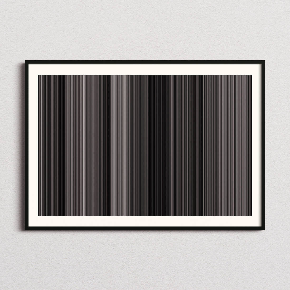 The Apartment Movie Barcode Poster - Barcode Only