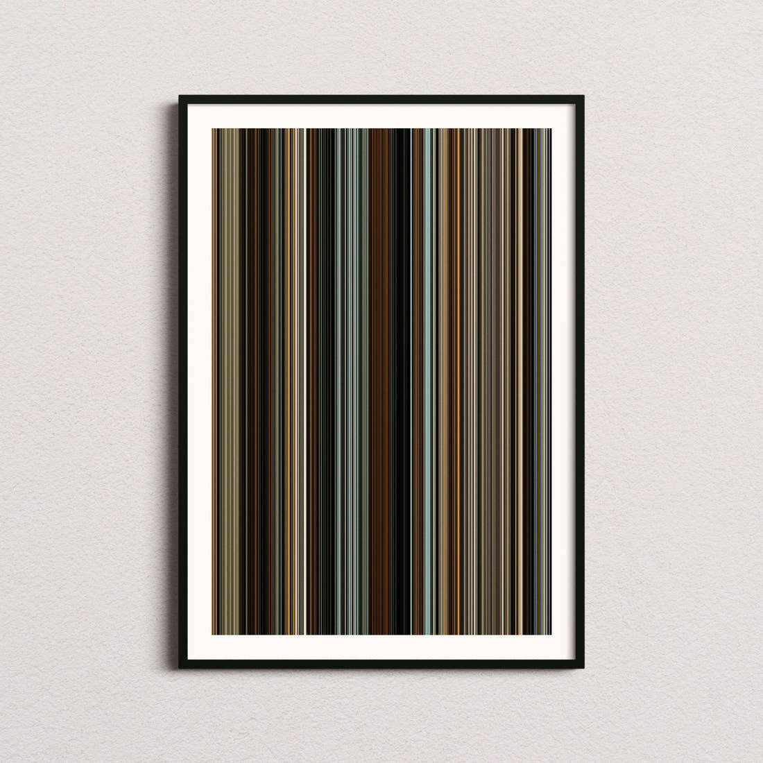 The Assassination of Jesse James Movie Barcode Poster - Barcode Only