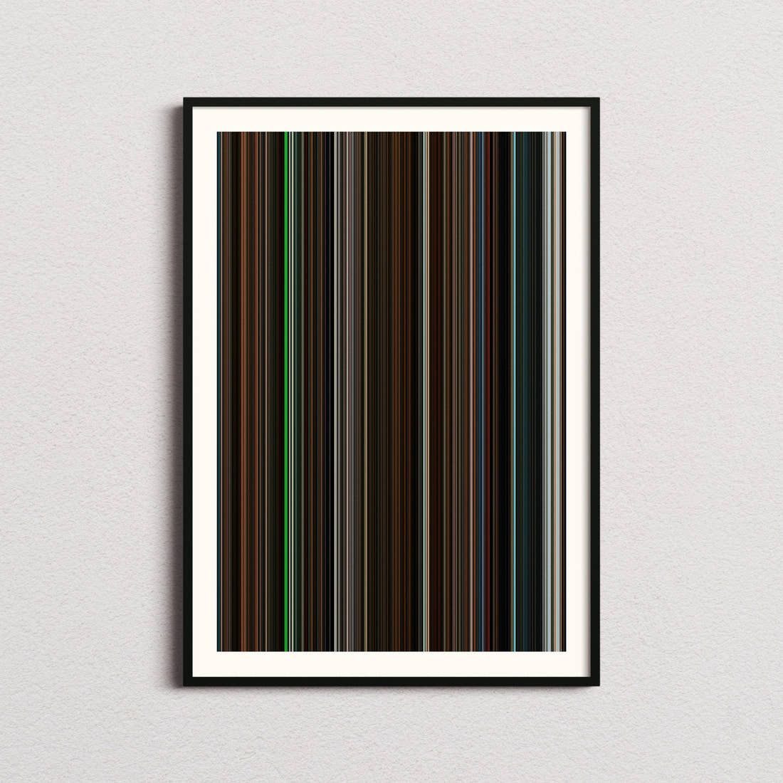 The Assessment Movie Barcode Poster - Barcode Only